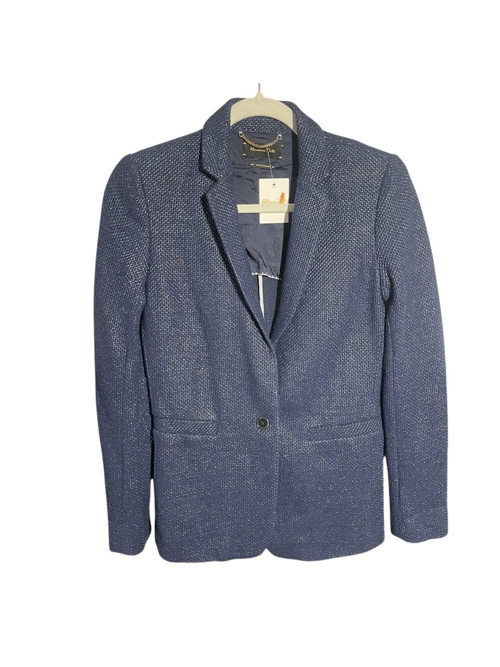 Massimo Dutti Women's Blue Blazer